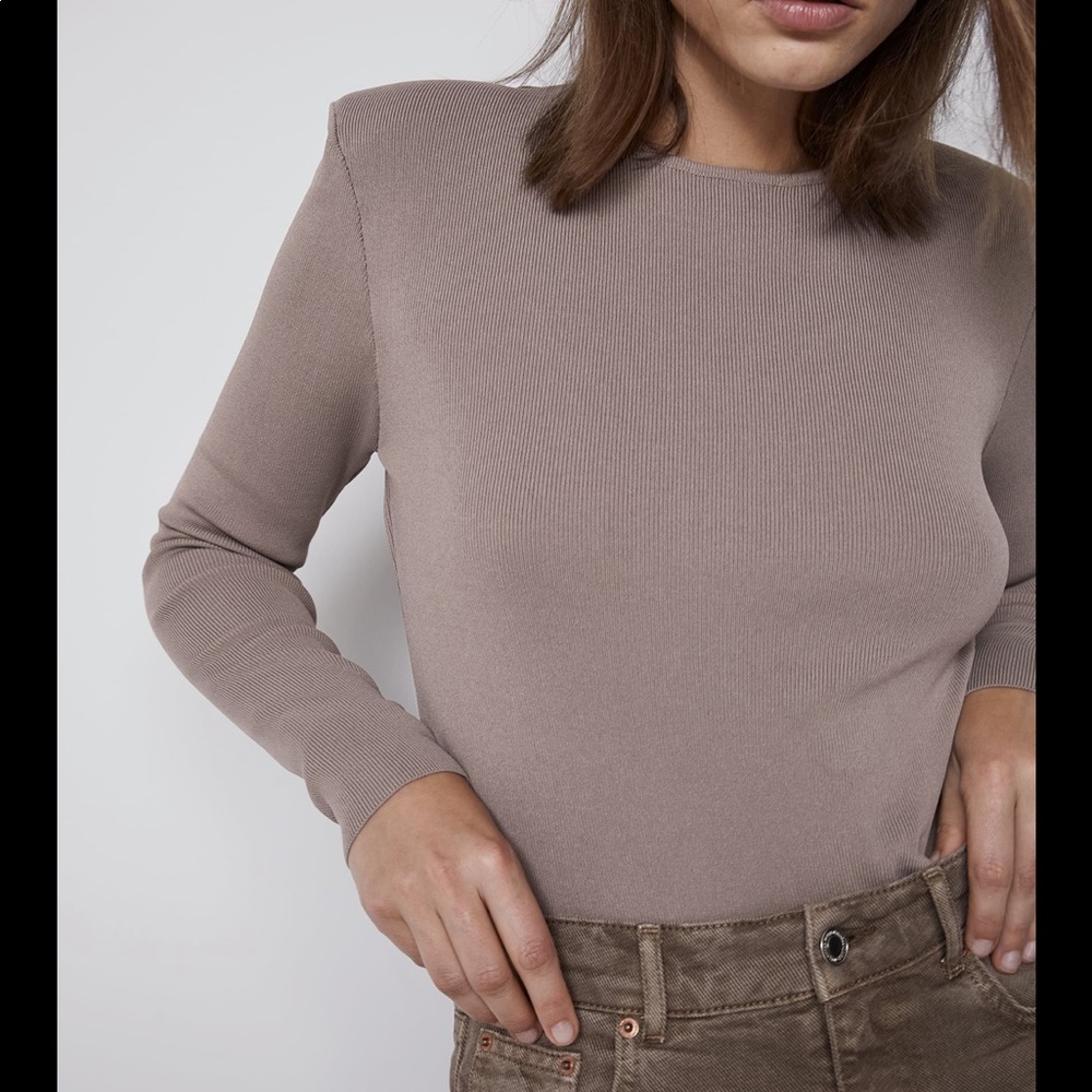 Zara - Shoulder Pad Sweater